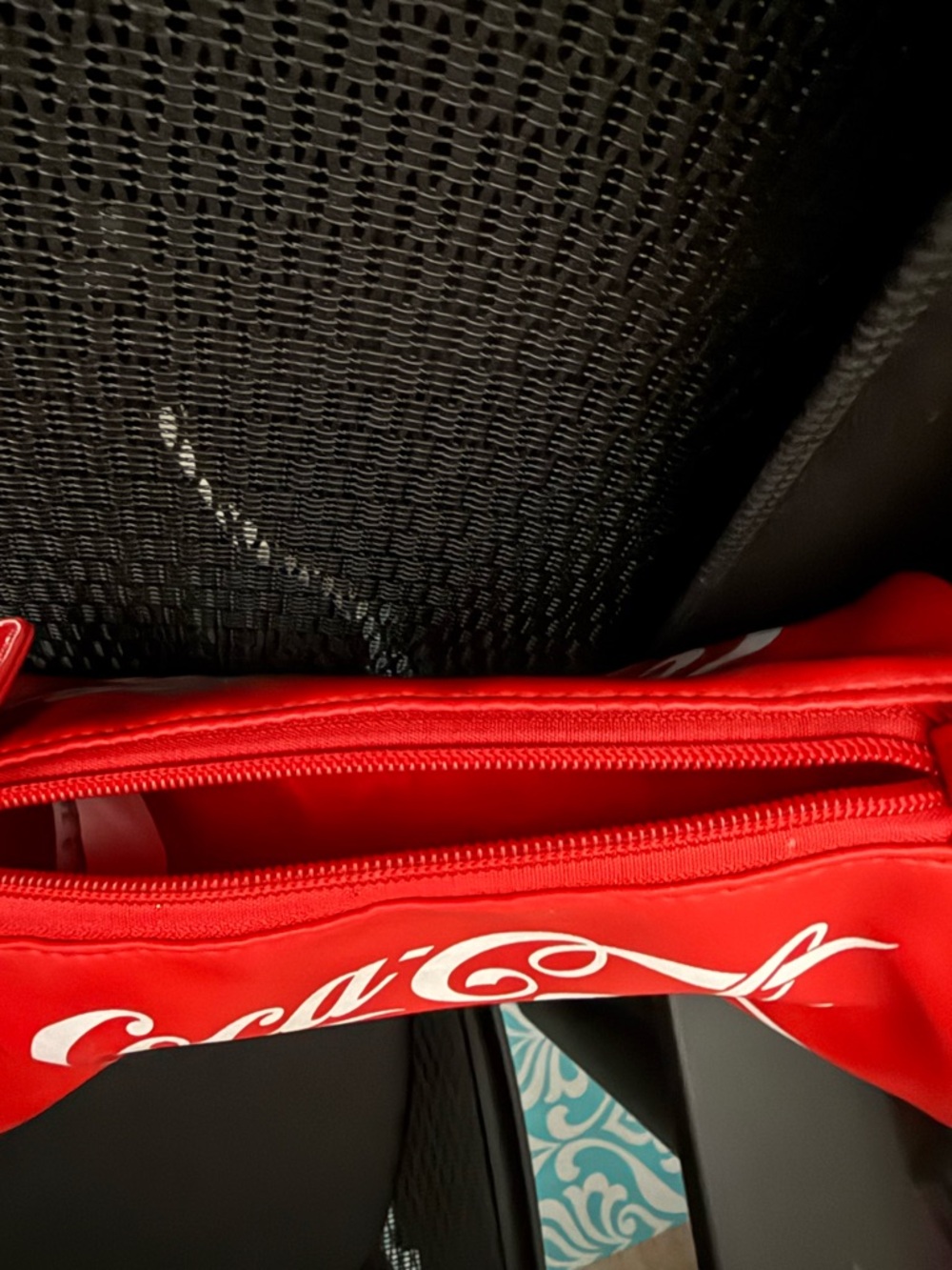 Coca-Cola Bright Red Logo Sling Pouch - Picture 2 of 3